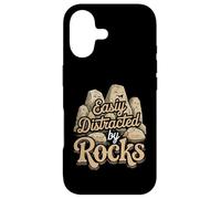 Carcasa para iPhone 17 Funny Easily Distracted by Rocks Funny Stone Lover Geologist