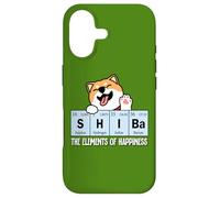 Carcasa para iPhone 17 Funny Elements Happiness Kawaii Shiba Inu Dog Lover