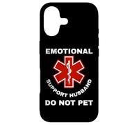 Carcasa para iPhone 17 Funny Emotional Support Husband Do Not Pet