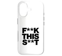 Carcasa para iPhone 17 Funny F-k This S-t Sarcástico Adulto Humor Cita