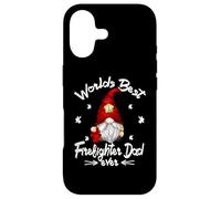 Carcasa para iPhone 17 Funny Fathers Day GNOME To Firefighter and Best Fireman Dad