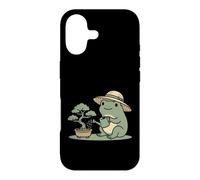 Carcasa para iPhone 17 Funny Frog Bonsai Gardening Japanese Style Plant Lover