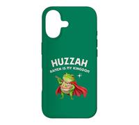 Carcasa para iPhone 17 Funny Frog Knight Huzzah Ramen Is My Kingdom Anime japonés
