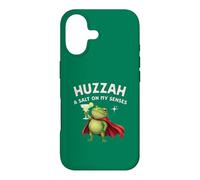 Carcasa para iPhone 17 Funny Frog Knight Huzzah Salt On My Senses Margarita Sarcasmo