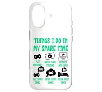 Carcasa para iPhone 17 Funny Gamer Videogame Things I Do in my Spare Time, Gaming