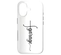 Carcasa para iPhone 17 Funny Garage Car Mechanic Husband Dad - Señal de Cruz Vertical