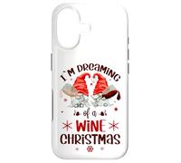 Carcasa para iPhone 17 Funny Gnomes For Wine Lover I`m Dreaming of A Wine Christmas