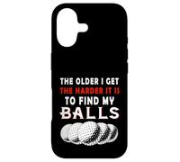 Carcasa para iPhone 17 Funny Golfer Older Me Pongo más difícil de Encontrar mis Pelotas Golf