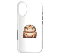 Carcasa para iPhone 17 Funny Grumpy Cartoon Desert Rain Frog