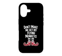 Carcasa para iPhone 17 Funny Halloween Witch Don't Make Me Get My Flying Monkeys
