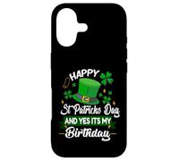 Carcasa para iPhone 17 Funny Happy St. Patricks Day and Yes My Birthday