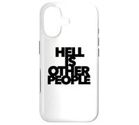 Carcasa para iPhone 17 Funny Hell is Other People Individual Creativo Artista Anti