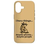 Carcasa para iPhone 17 Funny I Bury Things Maybe Plants Maybe People