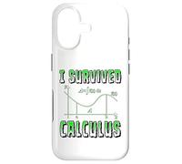 Carcasa para iPhone 17 Funny I Survived Calculus Escuela de Matemáticas