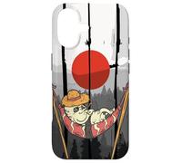 Carcasa para iPhone 17 Funny Japan Nature Pattern For Vacation with Sleeping Sushi