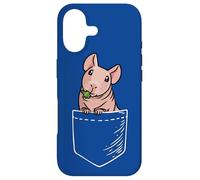 Carcasa para iPhone 17 Funny Kawaii Kids Boys Pet Pocket Hairless Guinea Pig Lover