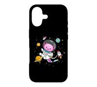 Carcasa para iPhone 17 Funny Kawaii Kids Girls Boys Astronaut Space Axolotl Lover