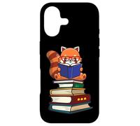 Carcasa para iPhone 17 Funny Kawaii Kids Read Books Red Panda Lover