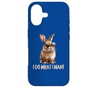 Carcasa para iPhone 17 Funny Kids Sunglasses Cool Do What I Want Bunny Lover