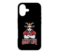 Carcasa para iPhone 17 Funny Living Best Goat Life Fantasy Football Commish My King
