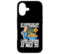Carcasa para iPhone 17 Funny Marathon Runner Carbo Loading Mile 20 Joke