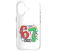 Carcasa para iPhone 17 Funny Meme Six Seven 6 7 Christmas Gen Alpha
