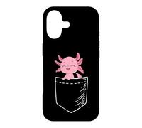 Carcasa para iPhone 17 Funny Mens Womens Kawaii Kids Girls Boy Pocket Axolotl Lover