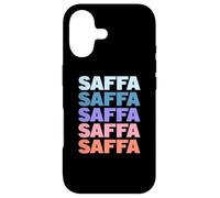 Carcasa para iPhone 17 Funny Modern Repeated Text Design Saffa South African