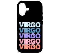 Carcasa para iPhone 17 Funny Modern Repetitive Text Design Zodiac Virgo