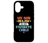 Carcasa para iPhone 17 Funny My Son In-Law Favorite Child Retro Family Joke