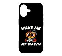 Carcasa para iPhone 17 Funny Night Owl Coffee Wake Me At Dawn Morning Sarcasm