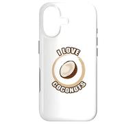 Carcasa para iPhone 17 Funny Nutrition Love Coconuts Nutritionist Vegan Paleo Humor