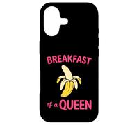 Carcasa para iPhone 17 Funny Queen Girl Adult Sport Quote Breakfast of Champions