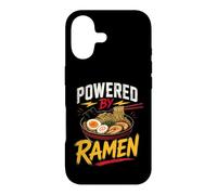 Carcasa para iPhone 17 Funny Ramen Saying Humor Joke Gag Powered by Noodles