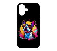 Carcasa para iPhone 17 Funny Retro Vintage Mens Womens 80s 90s Boston Terrier Lover
