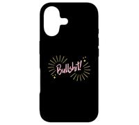 Carcasa para iPhone 17 Funny Sarcastic Adult Joke Womens Cute Pink Bullshit