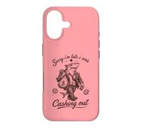 Carcasa para iPhone 17 Funny Shark Sorry Was Cashing out Casino Ganador Humor