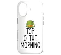 Carcasa para iPhone 17 Funny St Patricks Top of The Morning Sign Top O' The Morning
