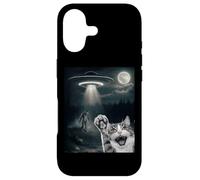 Carcasa para iPhone 17 Funny Surprised Cat Selfie with Sasquatch - Bigfoot Adventur
