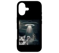Carcasa para iPhone 17 Funny Surprised Cat Selfie with Sasquatch - Bigfoot Adventur