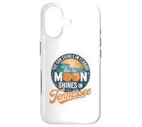 Carcasa para iPhone 17 Funny Tennessee Moon Shines, Florida Sun Shines TN Humor