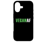 Carcasa para iPhone 17 Funny Vegan AF Plant Based Vegetarian Keto Organic Diet