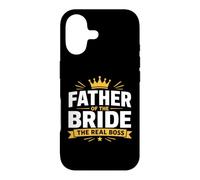 Carcasa para iPhone 17 Funny Wedding Family Father of The Bride The Real Boss