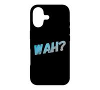 Carcasa para iPhone 17 Funny What IFS One Word Cita para La Gente Gracioso Hey Wah