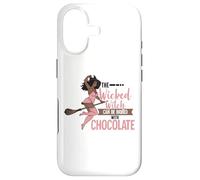 Carcasa para iPhone 17 Funny Wicked Black Witch Chocolate Melanina Halloween Witches