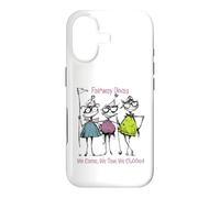 Carcasa para iPhone 17 Funny Women Golf Fairway Divas Vinimos, vimos, Clubes