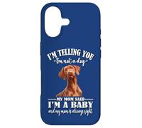 Carcasa para iPhone 17 Funny Womens Girls Mom Says I'm A Baby Vizsla Dog Lover