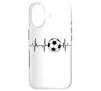 Carcasa para iPhone 17 Fútbol ECG Latidos del corazón del fútbol