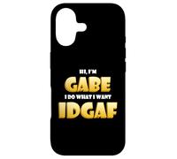 Carcasa para iPhone 17 Gabe Costume Idgaf Funny Meme Halloween Costume For Gabes