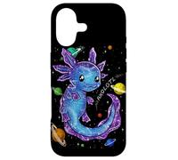 Carcasa para iPhone 17 Galaxy Axolotl Funny Goth Space púrpura Azul Japón Chica Mujer